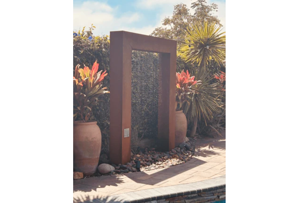 Rain Curtain Fountain Door