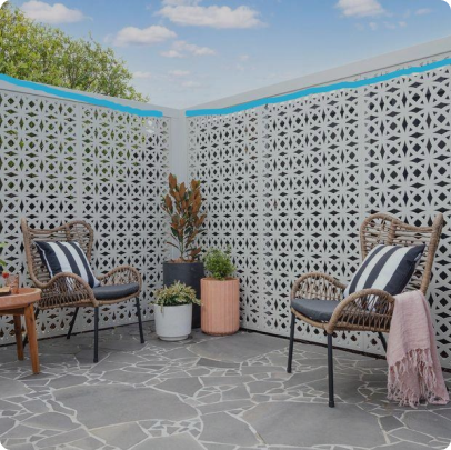 Palm Springs Outdoor Privacy Screen