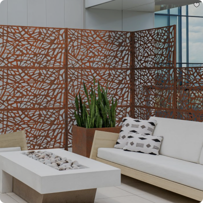 Modern Outdoor Privacy Screen