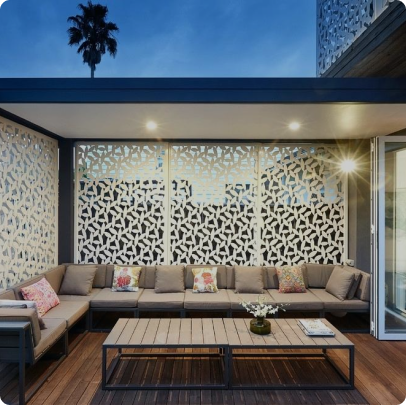 capri outdoor privacy screen