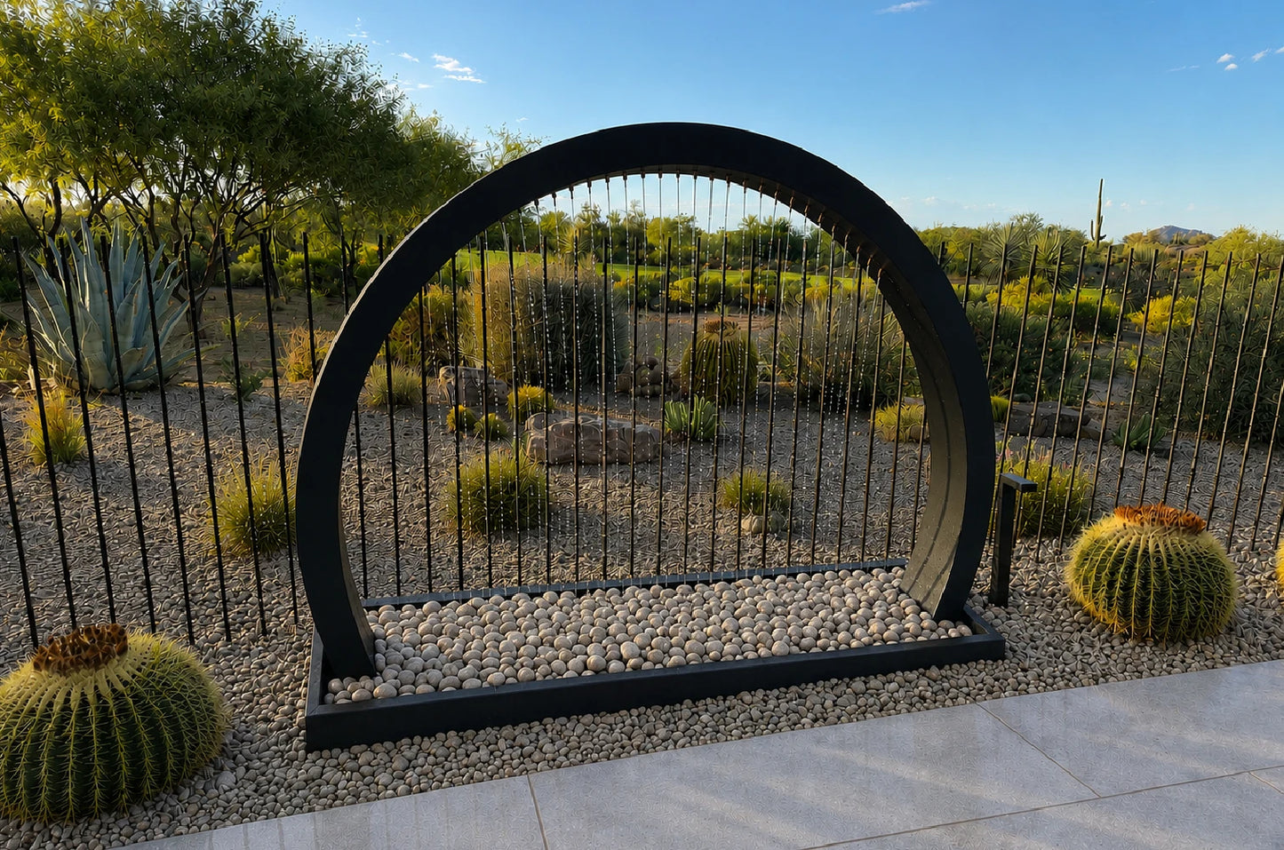Half Circle Rain Curtain Fountain
