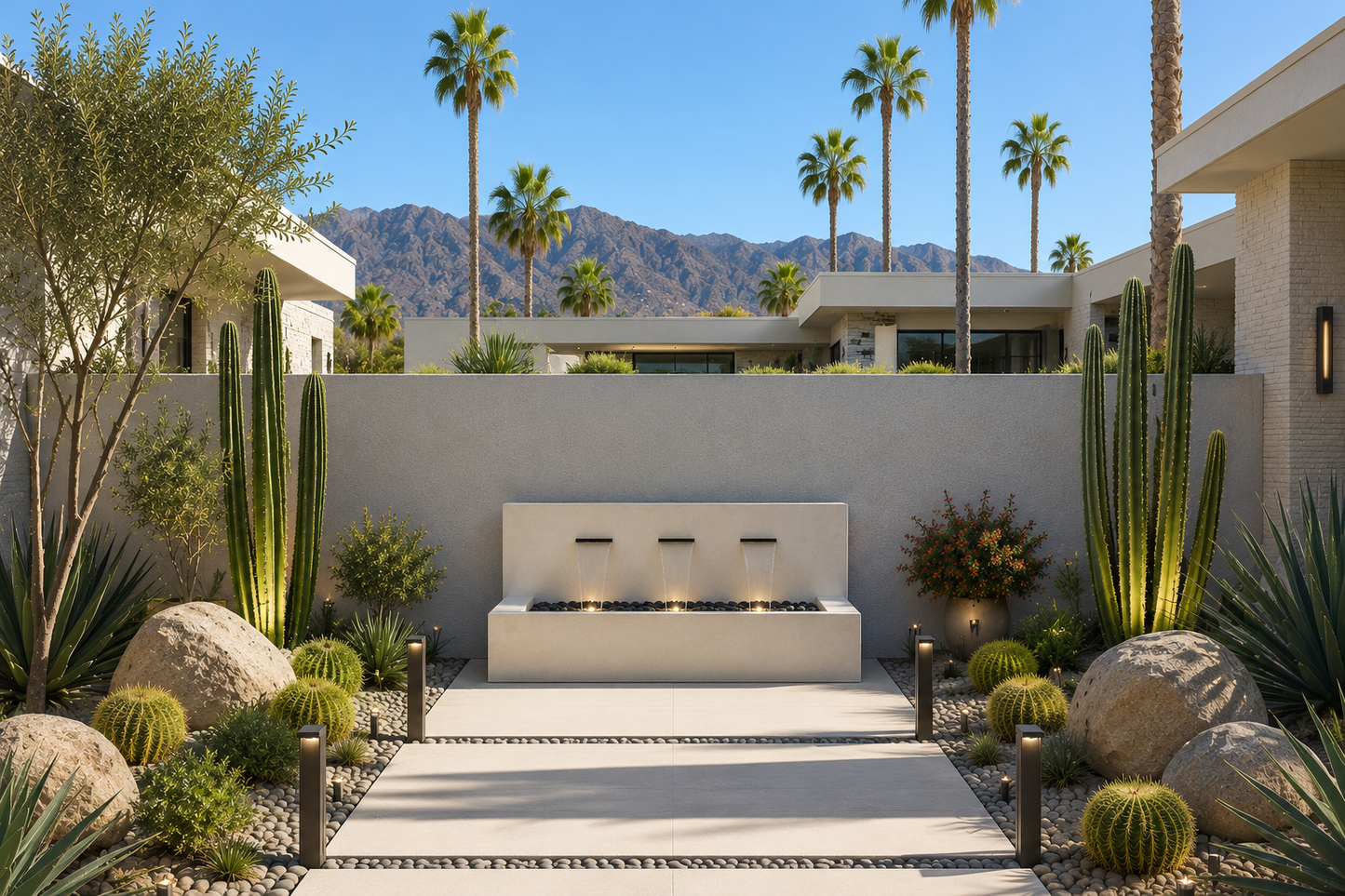 Modern Horizontal Wall fountain