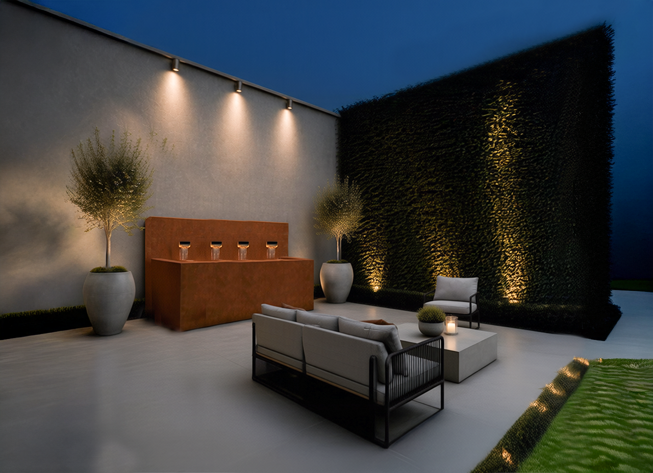 Modern Horizontal Wall fountain