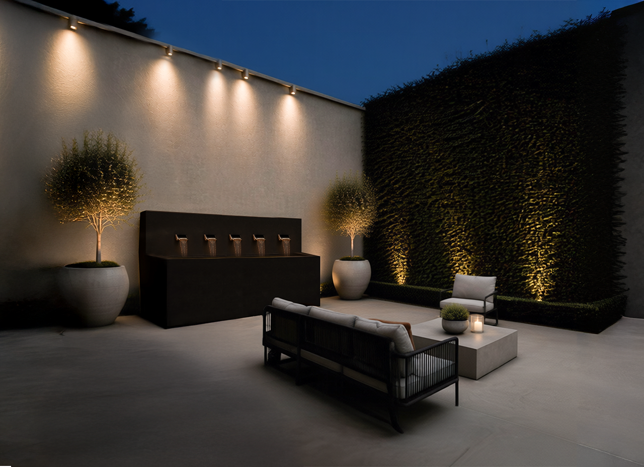 Modern Horizontal Wall fountain