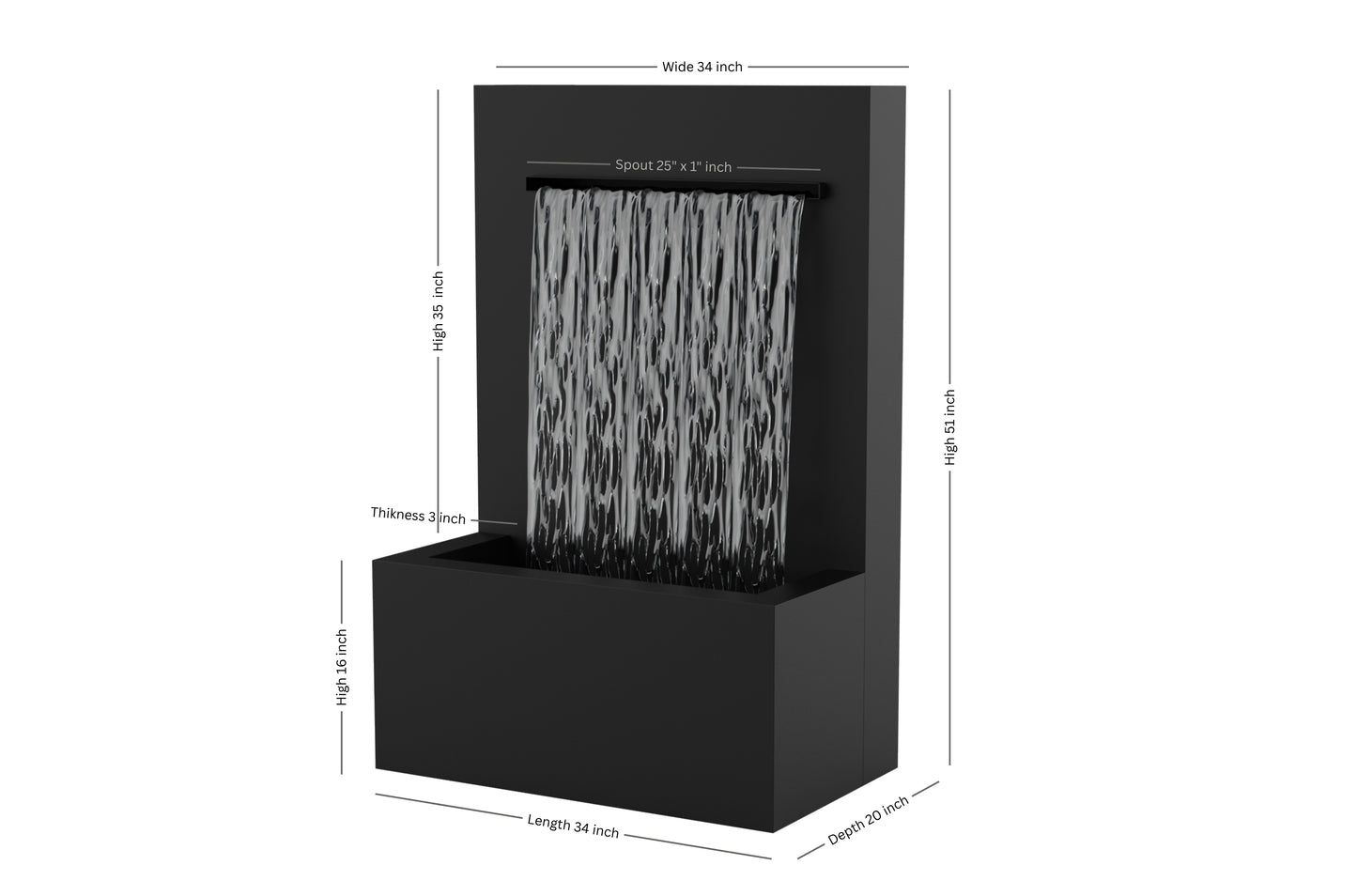 Modern Wall fountain