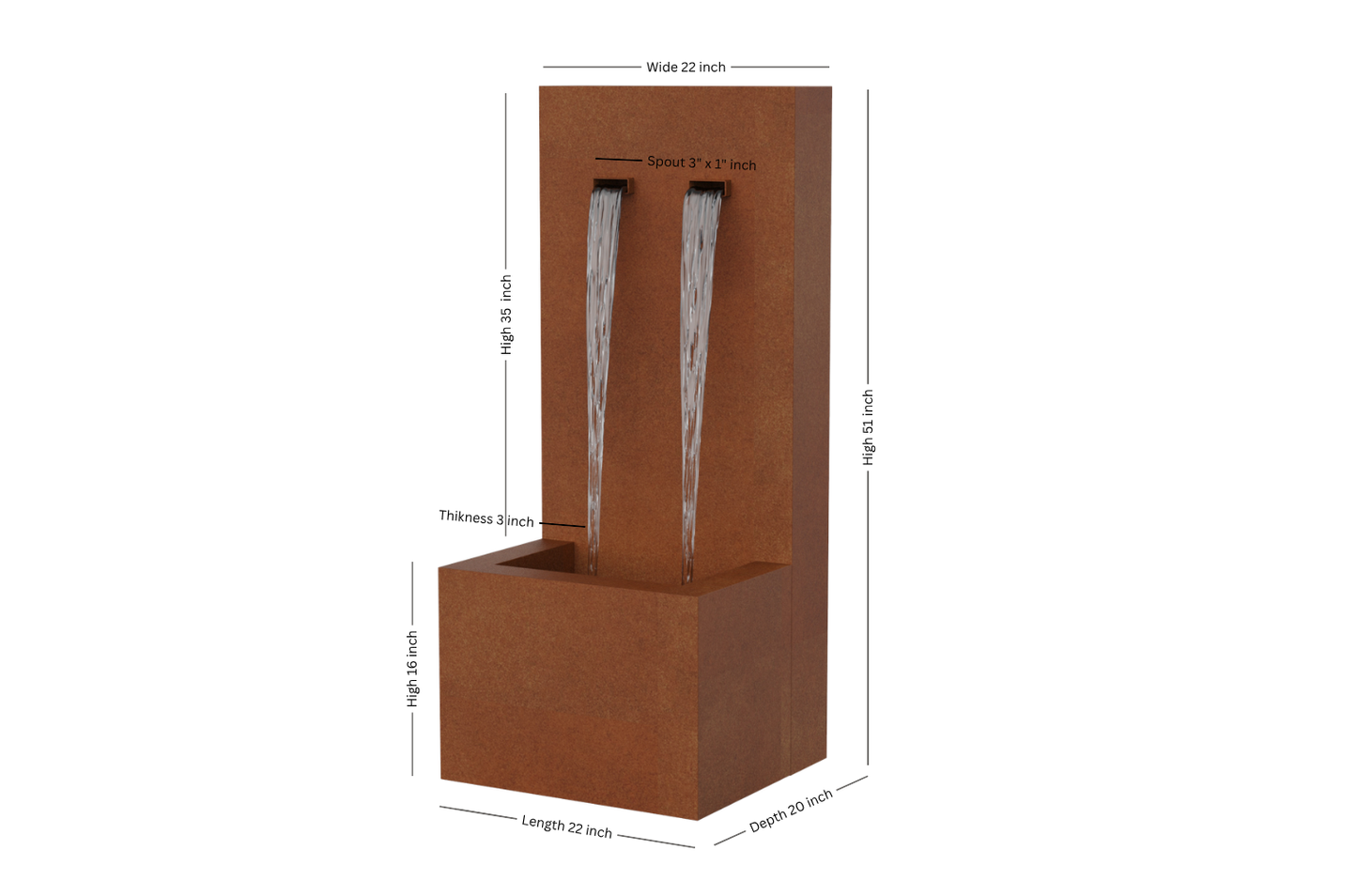 Modern Wall fountain