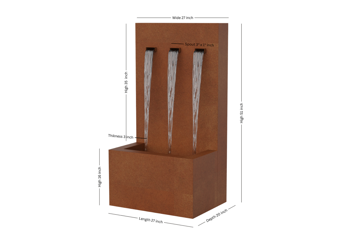 Modern Wall fountain