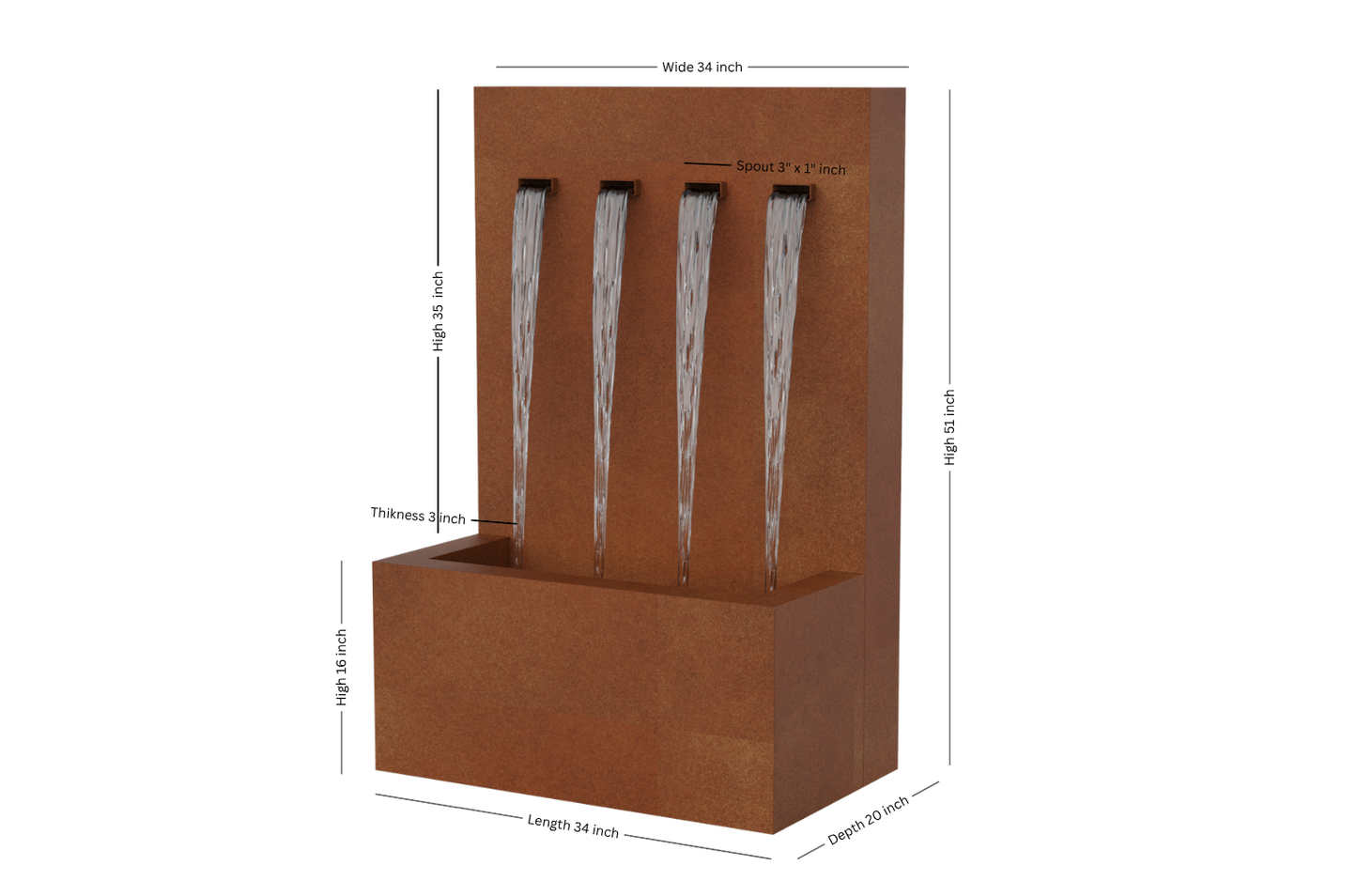 Modern Wall fountain