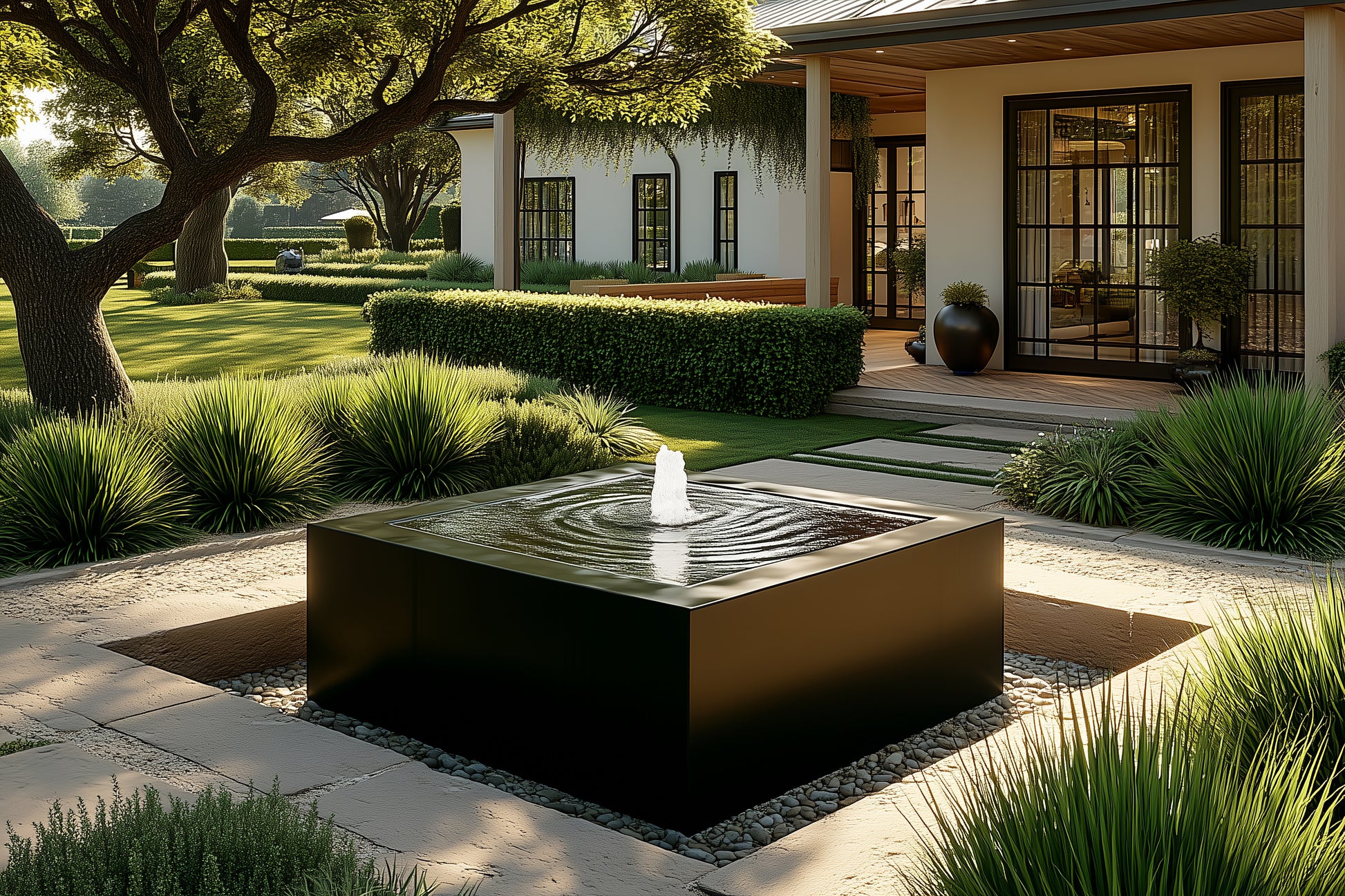 landscape-black-powder-coated