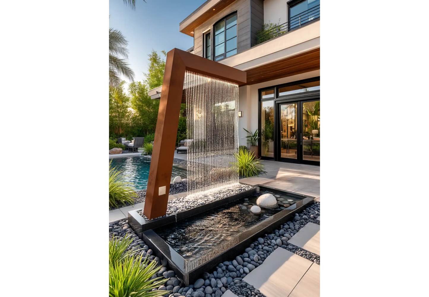 Rain Curtain Fountain L