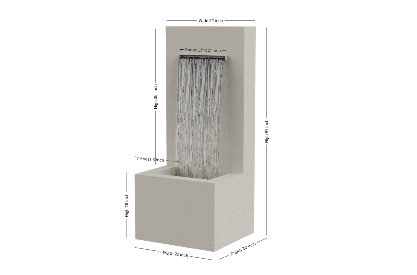 Modern Wall fountain