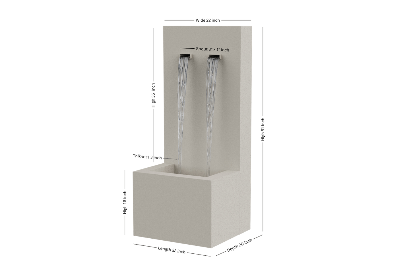 Modern Wall fountain