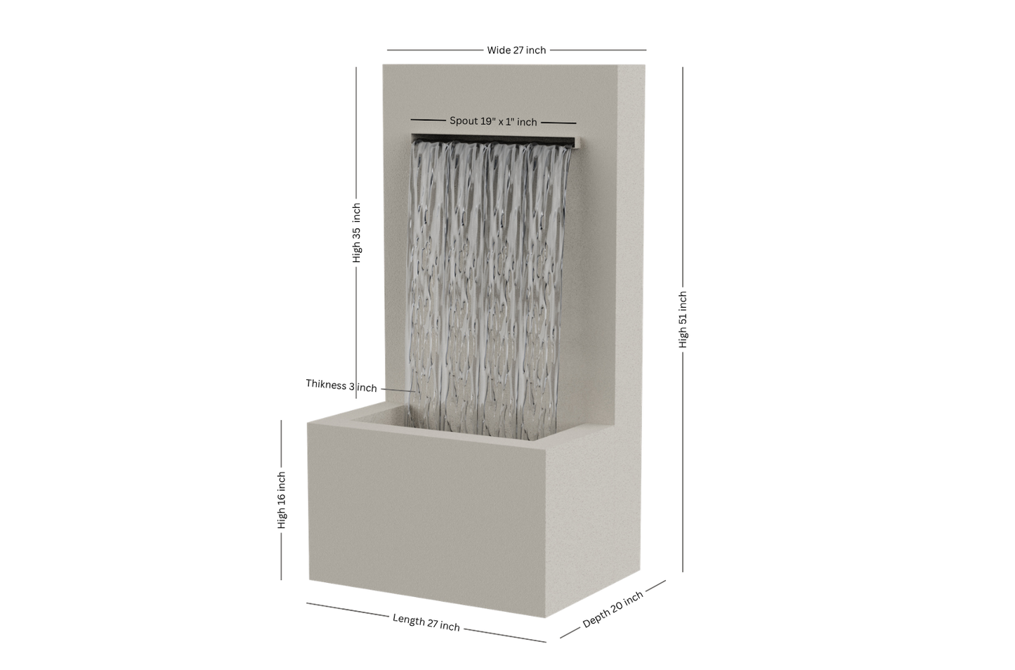 Modern Wall fountain