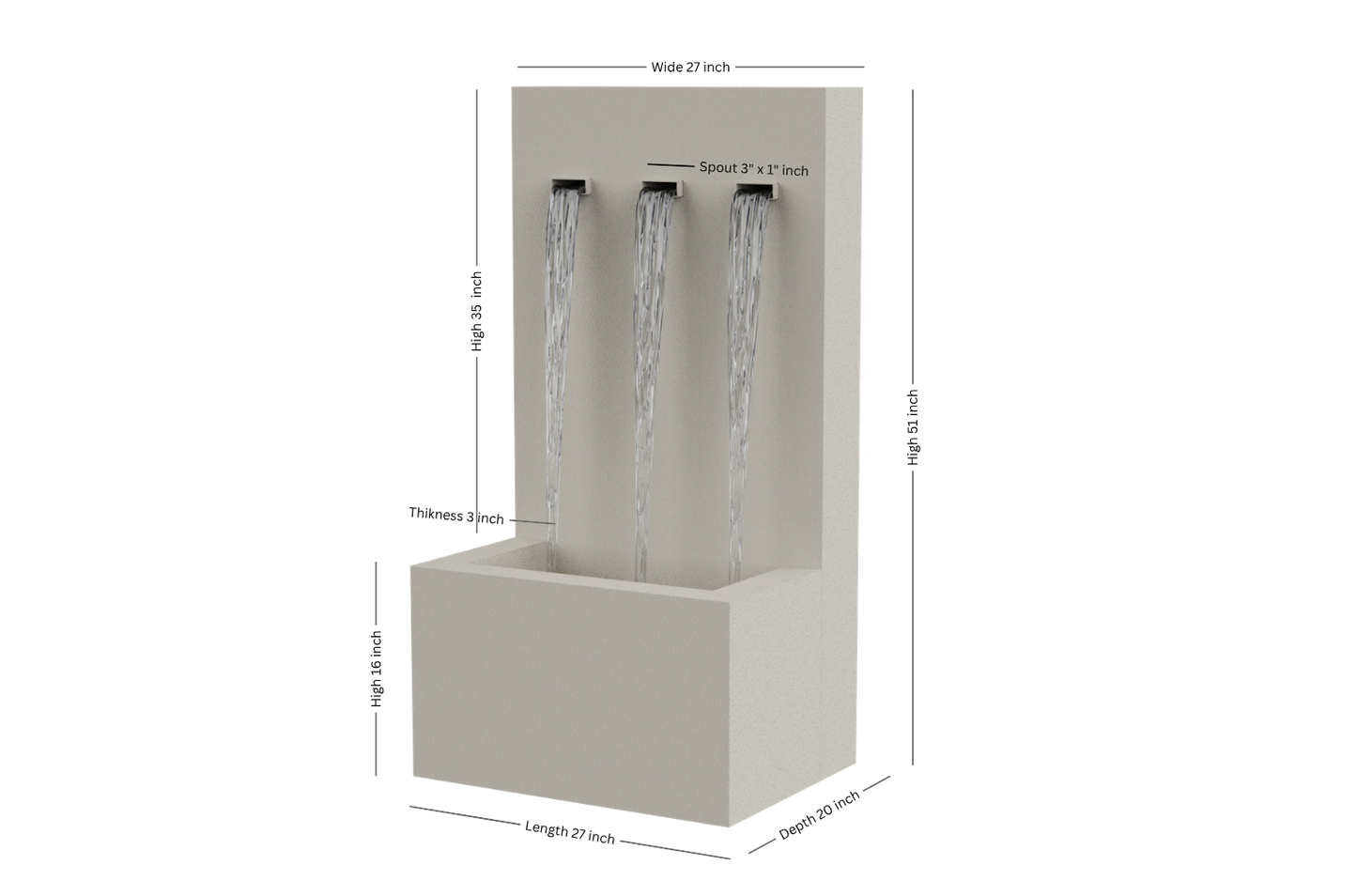 Modern Wall fountain