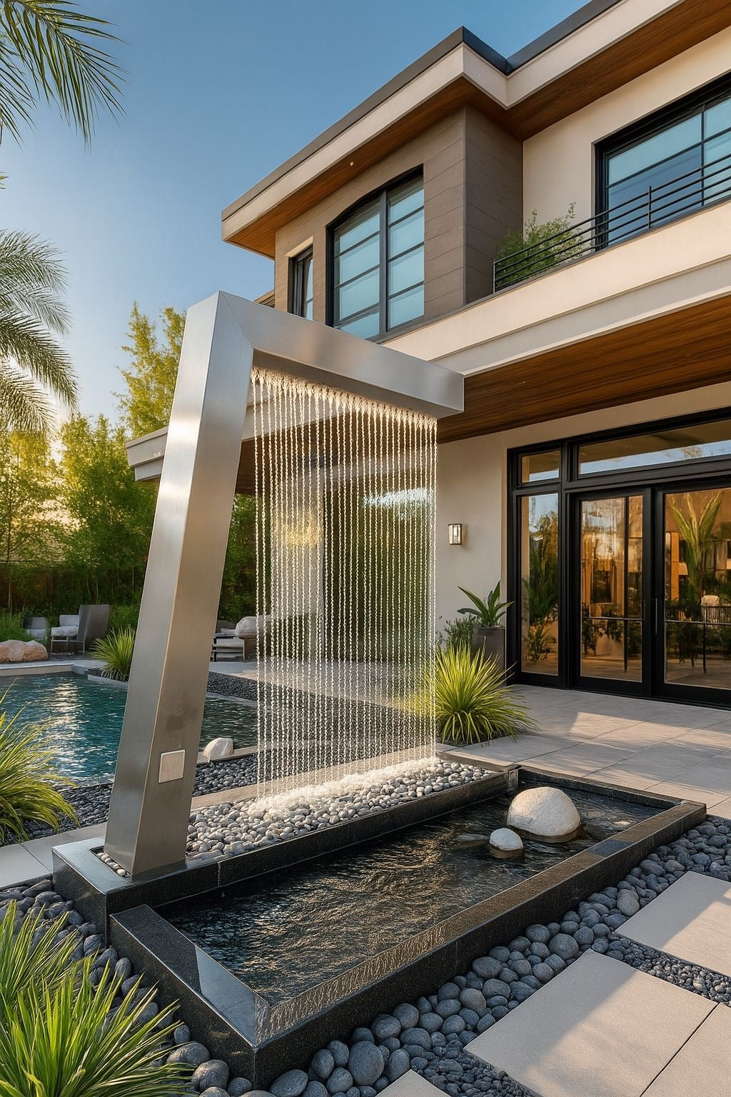 Rain Curtain Fountain L