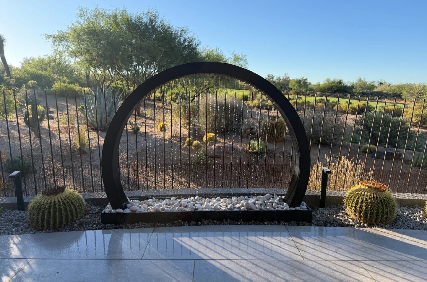 Half Circle Rain Curtain Fountain